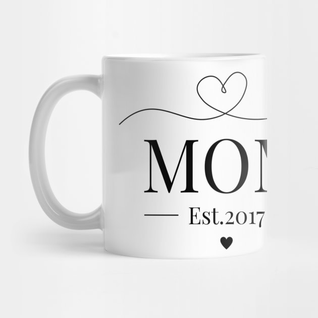 Mom Est 2017 by Beloved Gifts